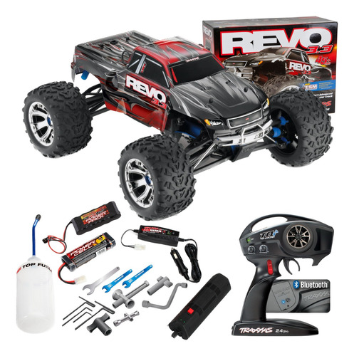 Carro De Control Remoto Nitro Traxxas Revo 3.3 Gasolina 4x4