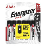 48 Pilha Alcalina Palito Energizer Max Power Seal Aaa 48unid