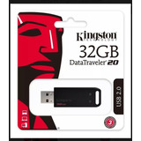 Pendrive Kingston Datatraveler 20 32gb Negro