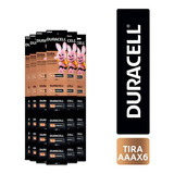 Tira 6 Pilas Alcalinas Aaa Duracell Techcenter