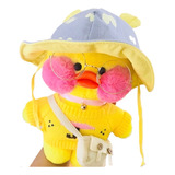 Juguete De Peluche De Pato Amarillo Tik Tok Café Lindo 30cm