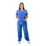 Pijama Hospitalar Conjunto Scrub Oxford Enfermagem Feminino 