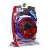 Kit De Cables Boss Kit 4 Gauges P/ Potencias Hasta 5000w