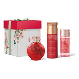 Kit Presente Perfume Floratta Red Oboticario + Loção Hidratante Corporal E Óleo Perfumado Mulher Presente Dia Das Mães Promoção Lançamento