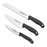 Set 3 Cuchillos Profesionales Cocina Panero 3 Claveles Evo