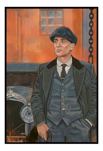 Cuadro Premium Poster 33x48cm Shelby The King Peaky Blinders