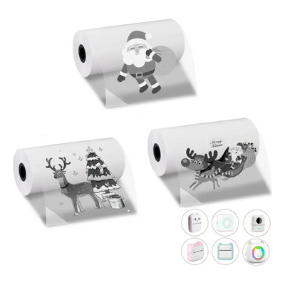 Papel Térmico Autoadhesivo Transparente Para Mini Impresora