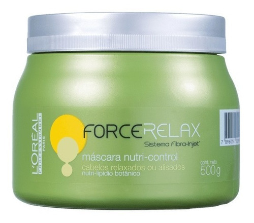 Promoção L'oréal Force Relax Nutri-control - Másc 500g      
