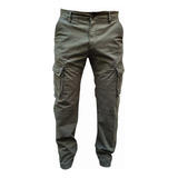 Pantalon Cargo Elastizado  Semi Slim Bilsillo  Vestirmas 