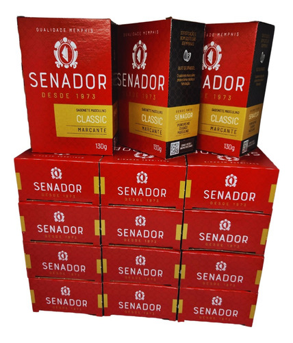 Kit Sabonete Senador Classic 15 Unidades Atacado