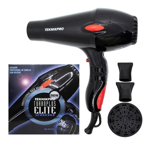 Secador Pelo Profesional  Teknikpro Elite 2800 Peluqueria