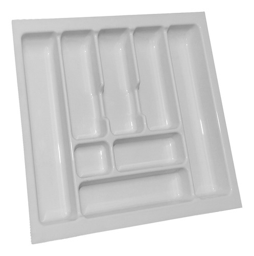 Cubiertero Plástico Blanco Para Cajón Modulo 60 51x47 Cm 