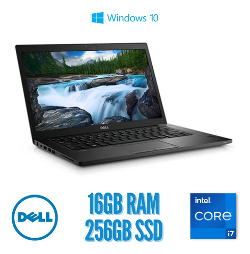 Notebook Dell Latitude 7490 - Core I7 8650u 16gb 256ssd- W10