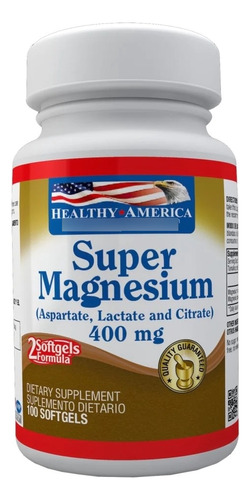 Super Magnesium 400 Mg X 100 - Unidad a $565