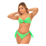 Conjunto De Biquini Neon Verão Tendencia Marquinha Férias