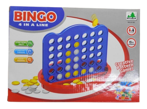 Juego De Mesa Bingo En Linea Con Fichas Tablero Regalo Niños