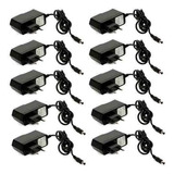 10x Fonte 9v 2a Plug P4 5.5mm Para Wireless Led Cftv 10pçs