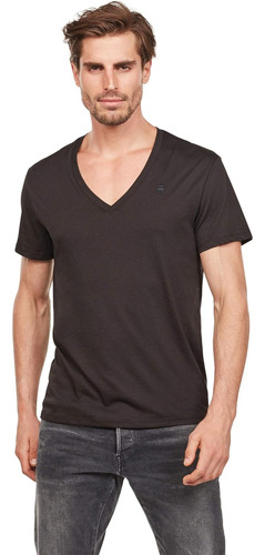 Men's Base Heather V Neck Tee Short Sleeve