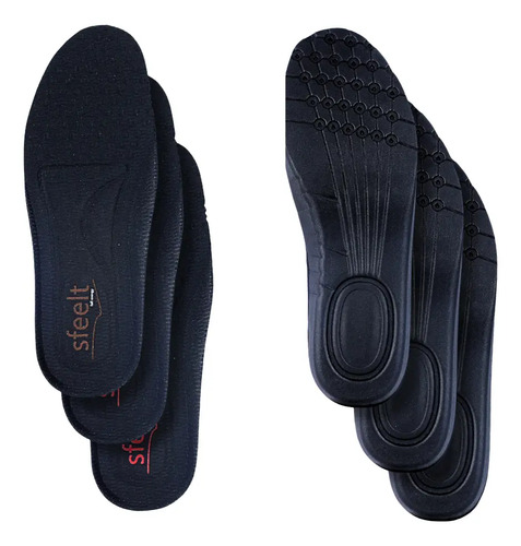 Kit Plantillas Uso Rudo Sfeelt Anti Fatiga Unisex Hard 3 Par