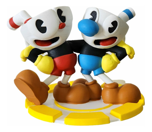 Figura Cuphead Y Mugman 11cm Impresion 3d