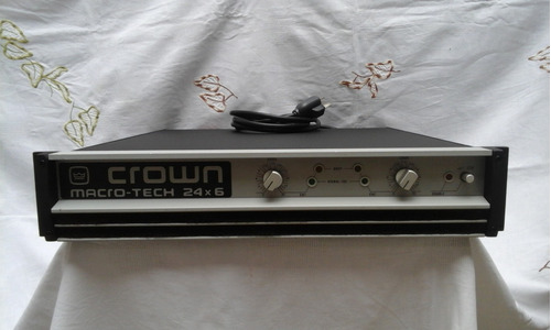 Potencia Crown Macro-tech 24x6 No Crest Audio Ca 9 Ca12 Ca6