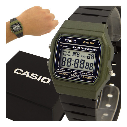 Relógio Casio Prata Vintage Digital Original Prova D'água