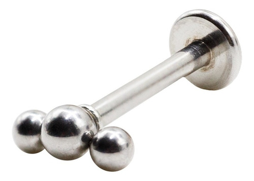 Piercing Labret  Lbac02  Acero Quirurgico 316l 1 Und