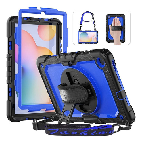 Funda Antiimpacto, Correa Protectora De Pantalla Para Galaxy Tab S6 Lite, Color Azul