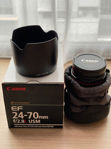 Canon Ef 24-70mm F/2.8l Lente Usm (ótimo Estado)