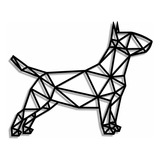 Cuadro Geométrico 3d Bull Terrier Personalizado Cg 93