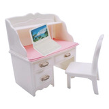 Conjunto De Cadeiras De Escrivaninha Para Com Laptop Branco