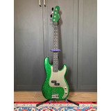 Baixo Carrozza Custom Precision Green Sparkle (ñ Fender)