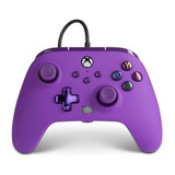 Control Joystick Powera Enhanced Wired Controller For Xbox Series X|s Royal Purple