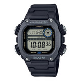 Reloj Casio Digital Dw-291hx-1av Para Hombre E-watch Color De La Correa Negro Color Del Bisel Negro