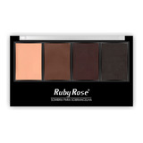 Paleta De Sombra Para Sobrancelha F572 - Ruby Rose