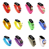 12pcs Reloj Digital Led Colores Niños Regalo Mayoreo Dibujos