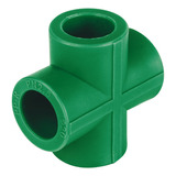 Cruz De Ppr 1/2'' Para Agua Fria O Caliente Foset 45555 Color Verde