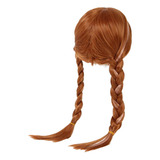 Peluca Para Vaca Wig Freeze Anna Double Whip Elsa Princess C