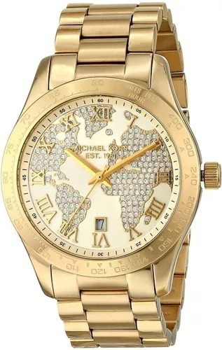 Relógio Feminino Michael Kors Banhado A Ouro 18k Mk5959