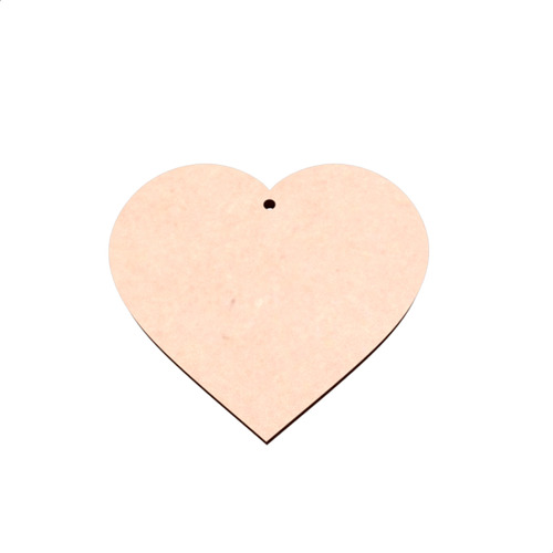 Pack 50 Corazones 10 Cm Mdf Para Manualidades