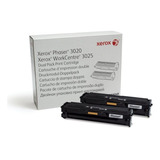 Toner Xerox Phaser 3020 Wc 3025 3000 Paginas Dual Pack Negro