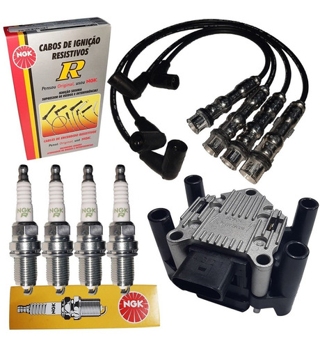 Kit De Cable Bujia Vw Bobina Vw Fox Suran Trend Voyage