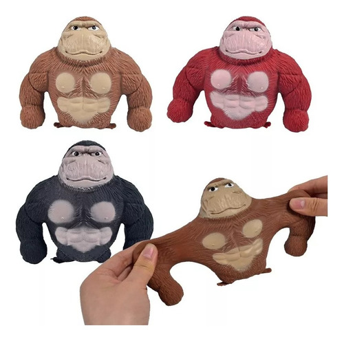 Juguete Antiestrés Squishy Gorilla Pequeño