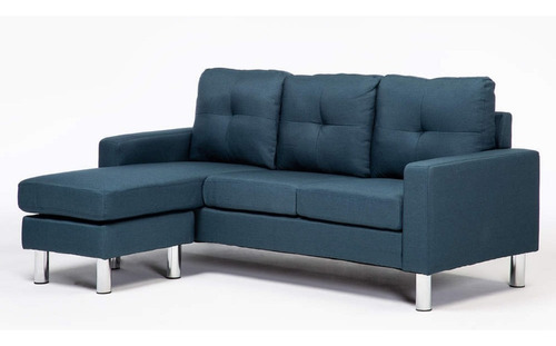 Sofa Modular En L Anastasia En Tela Lado Intercambiable