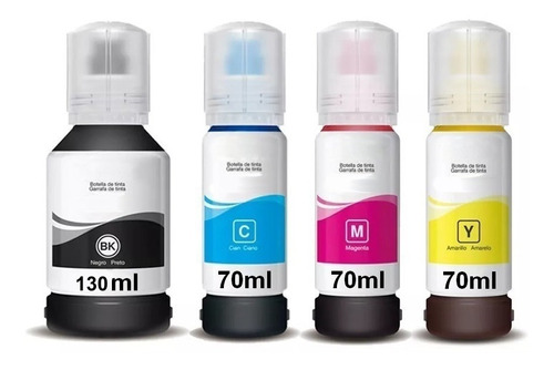 Tinta Alternativa Para Epson L3110 L3150 Combo 4 Colores