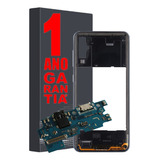 Placa + Carregamento Rápido Para Galaxy A50 + Aro Com Botões