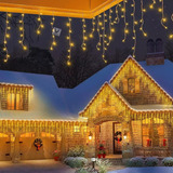Luces Led Cortina Navidad Intercalada 9mt 300 Led Decoracion