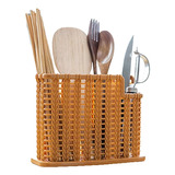 Cubiertero Rattan Escurridor De Cubiertos Cocina Plastico