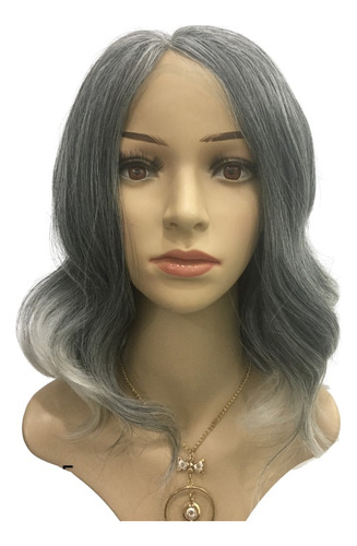 Peruca Front Lace Wig Human Hair Fancy 15 + Brinde Touca