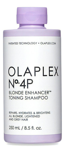 Shampoo Sólido Olaplex No 4p Blonde Enhancer Toning En Botella De 250ml